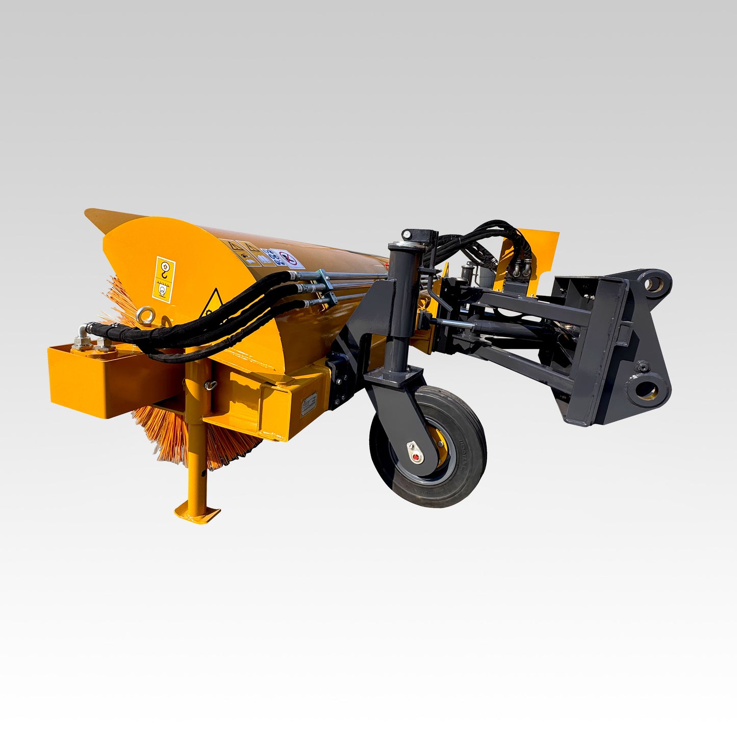 HCN wheel loader Angle Broom for CAT Bobcat loaders