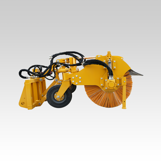 HCN wheel loader Angle Broom for CAT Bobcat loaders