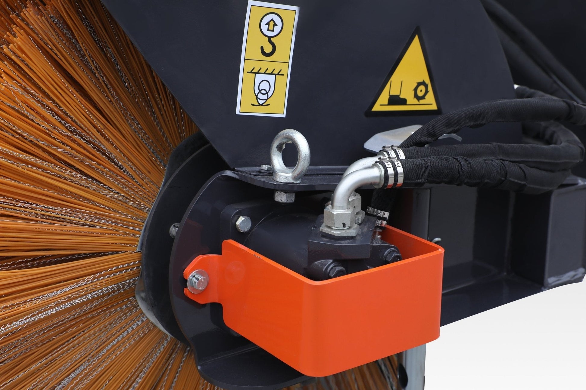 HCN Skid Steer Angle Broom for CAT Bobcat loaders