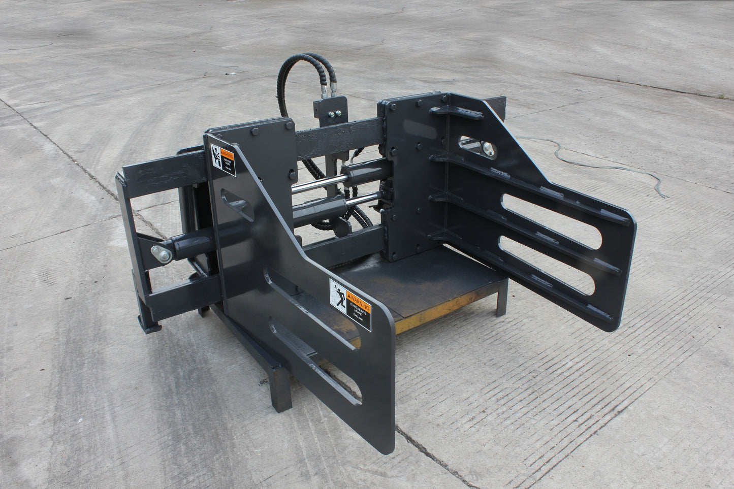 HCN Skid Steer Hydraulic Bale handler grapple for CAT Bobcat loaders