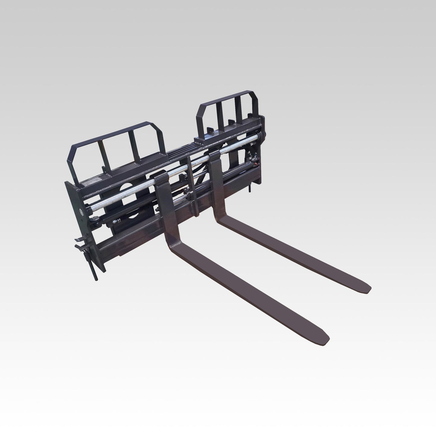 HCN Skid Steer Hydraulic Distance-Adjustable Pallet Fork for CAT Bobcat loaders