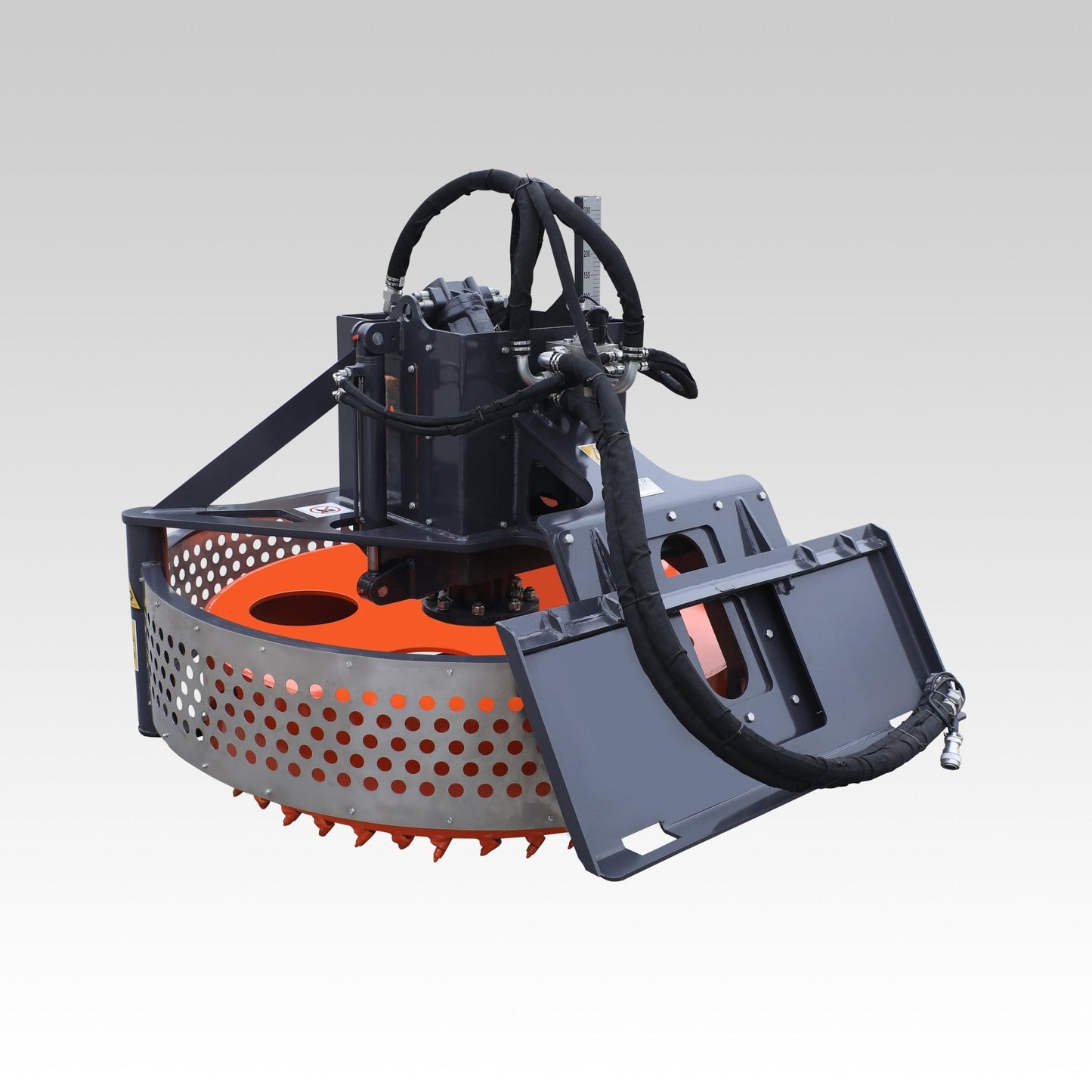HCN Skid Steer Manhole saw for CAT Bobcat loaders