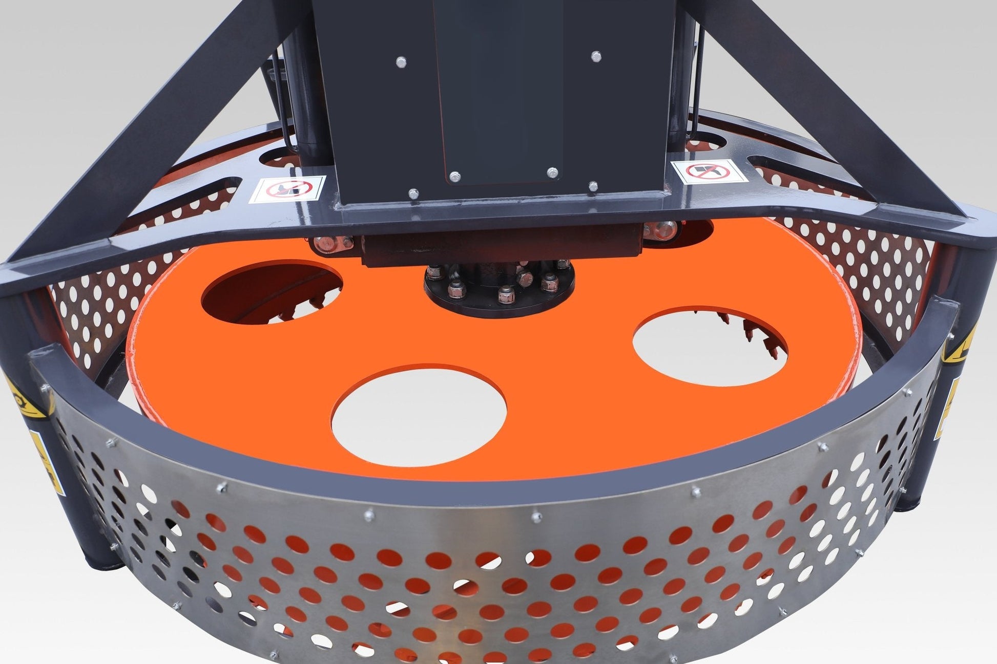 HCN Skid Steer Manhole saw for CAT Bobcat loaders