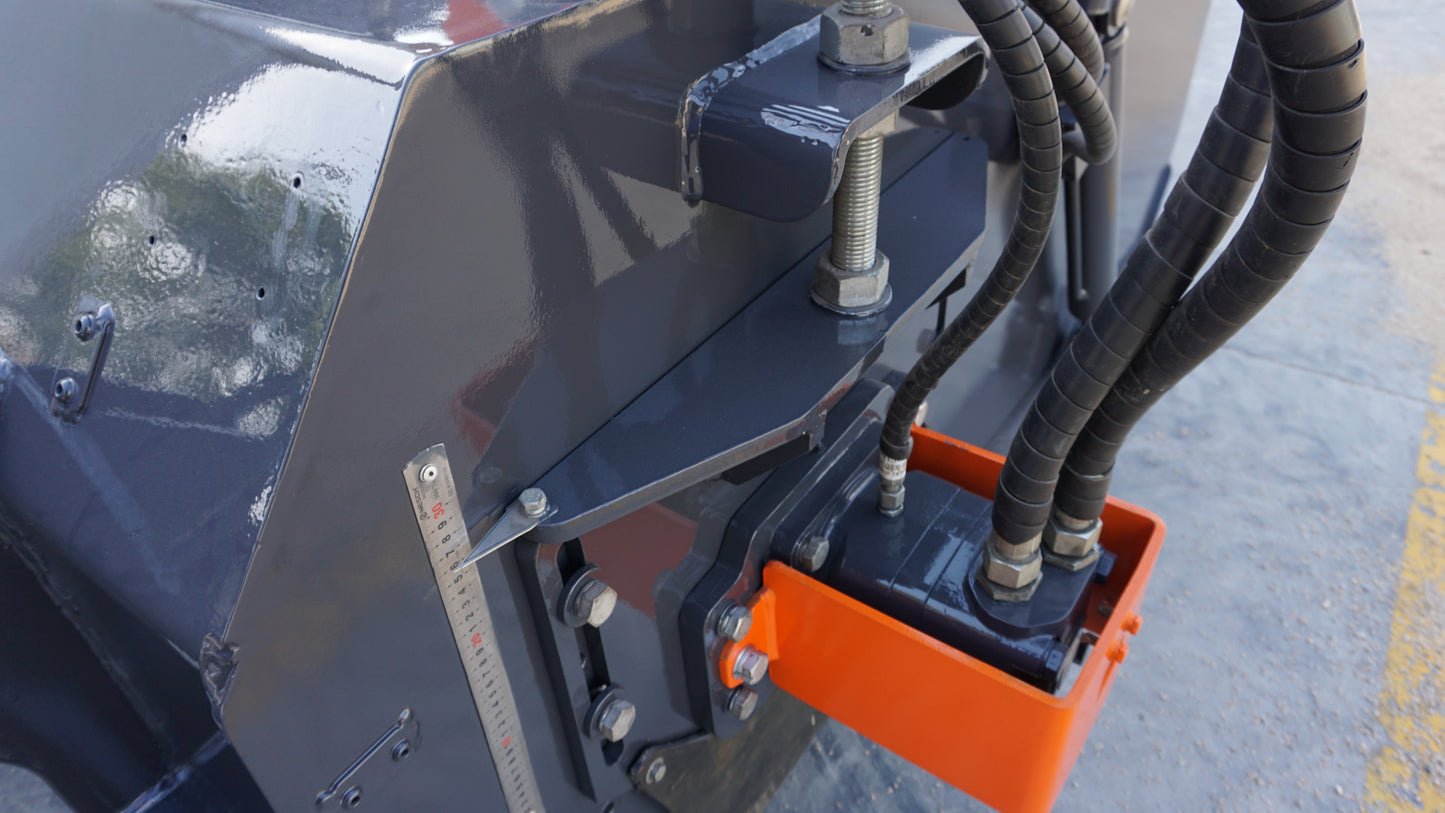 HCN wheel loader Negative Pressure Dust Sweeper for CAT Bobcat loaders