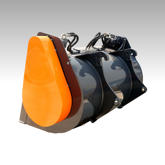 HCN Wheel Loader Dual Motor Mixing Bucket for CAT Bobcat loaders