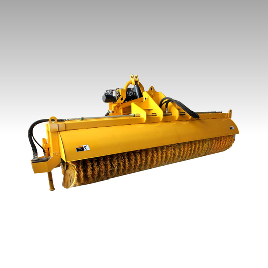 HCN Wheel Loader Tall-type Suspending Angle Broom for CAT Bobcat loaders