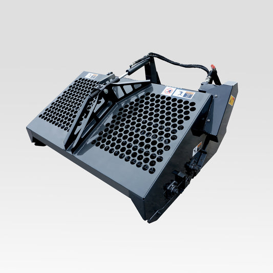 HCN Skid Steer Beach Cleaning Machine: A Professional Sand Screening Attachment for Beaches, Resorts, Parks, and Shoreline Maintenance