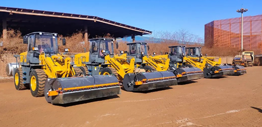 HCN Wheel Loader Broom — Efficient Dust Control for Industrial and Port Operations
