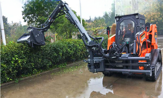 🌿 How to Keep Highways Clean and Safe? Meet the Boom Mower for Modern Roadside Vegetation Control