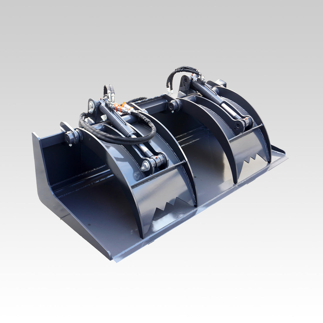 HCN Skid Steer Grapple Fork: A Heavy-Duty Material Handling Attachment for Construction, Demolition, Recycling, Agriculture, and Land Clearing