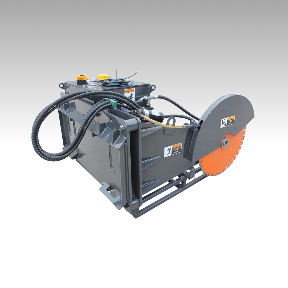 HCN Skid Steer Circular Saw: A High-Performance Diamond Blade Attachment for Asphalt, Concrete, and Road Repair