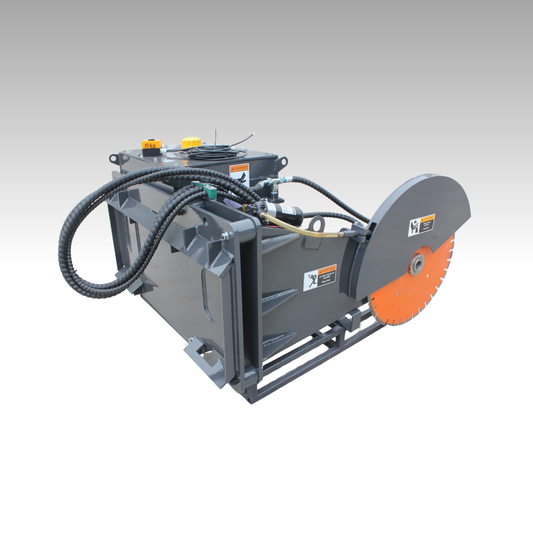 HCN Skid Steer Circular Saw: A High-Performance Diamond Blade Attachment for Asphalt, Concrete, and Road Repair