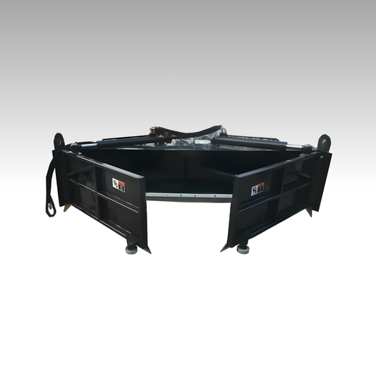 HCN Skid Steer Hydraulic Foldable Excrement Pusher: A Practical Barn Cleaning Attachment for Dairy Farms, Feedlots, and Livestock Waste Management