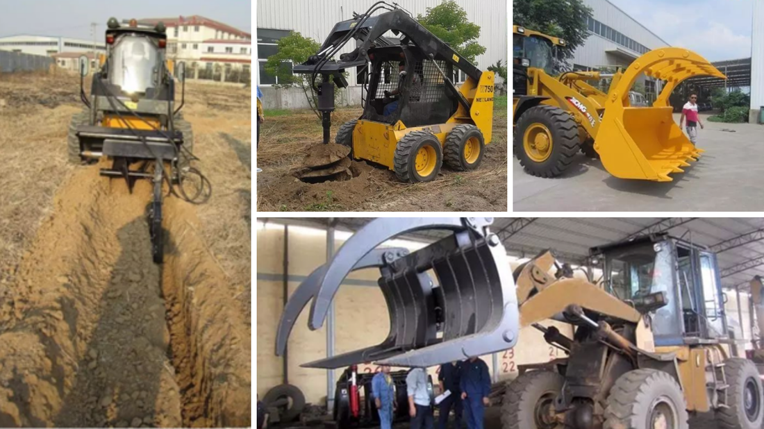 Construction machinery attachments can actually turn a wheel loader into a Transformer!