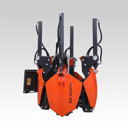 HCN Skid Steer Tree Spade: A Professional Tree Transplanting Attachment for Nurseries, Landscaping, and Municipal Projects