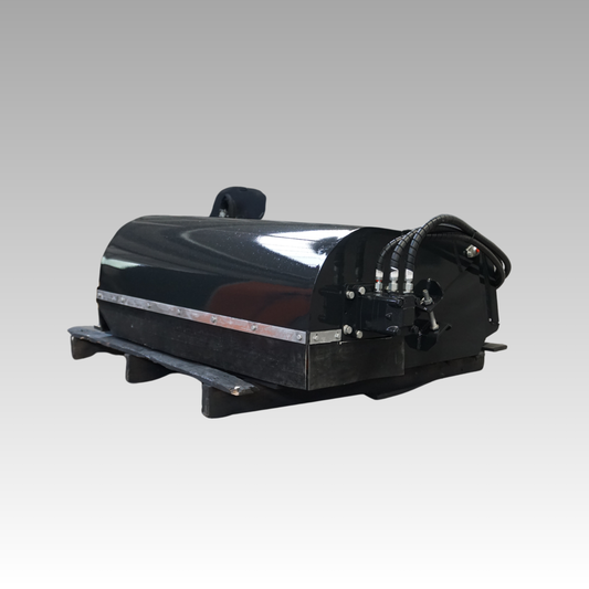 Mini Skid Steer Pickup Broom: The Ultimate Compact Sweeping Solution for Efficient Jobsite Cleaning