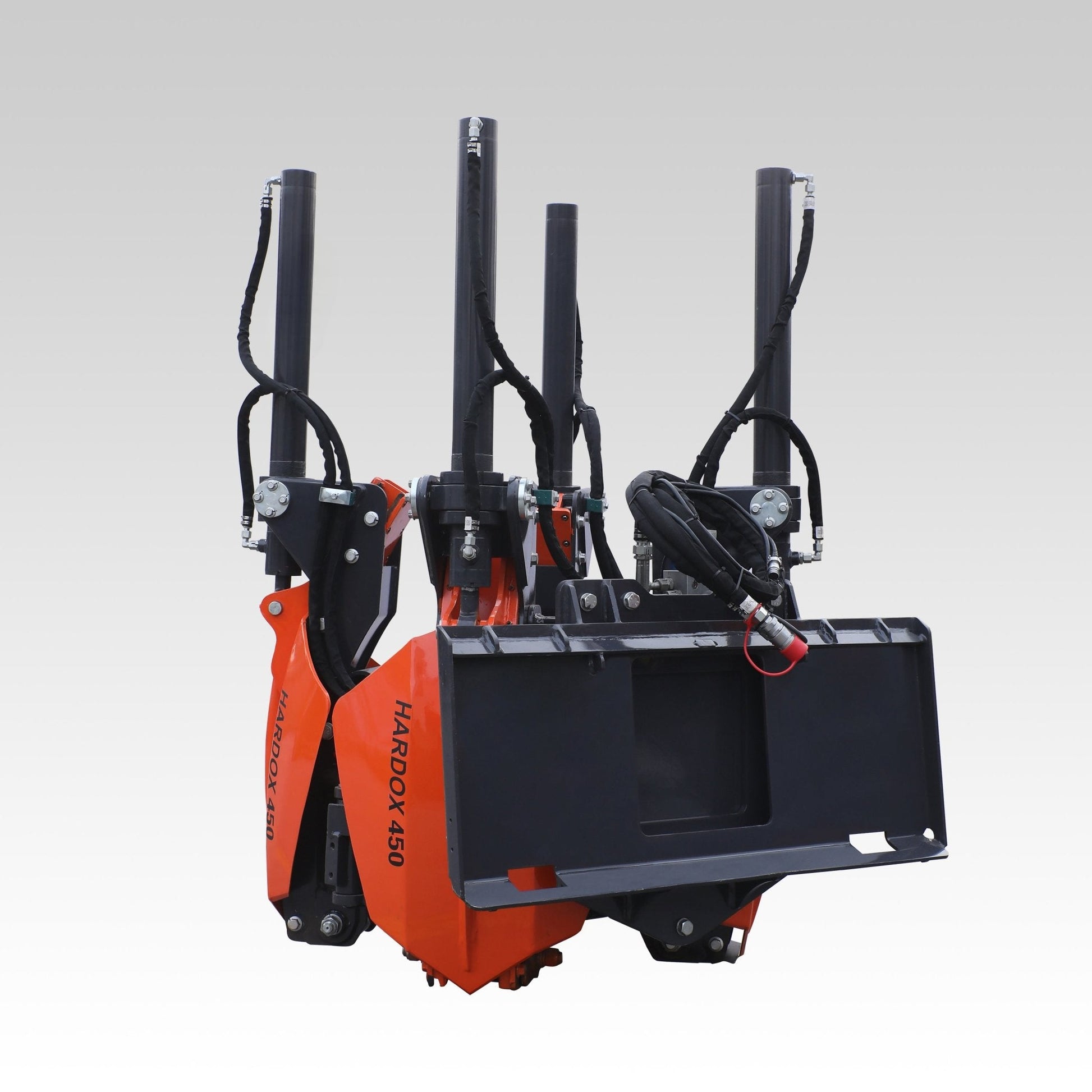 HCN Skid Steer Tree Spade, 33"-45" Root Ball Diameter, 4 HARDOX steel blades