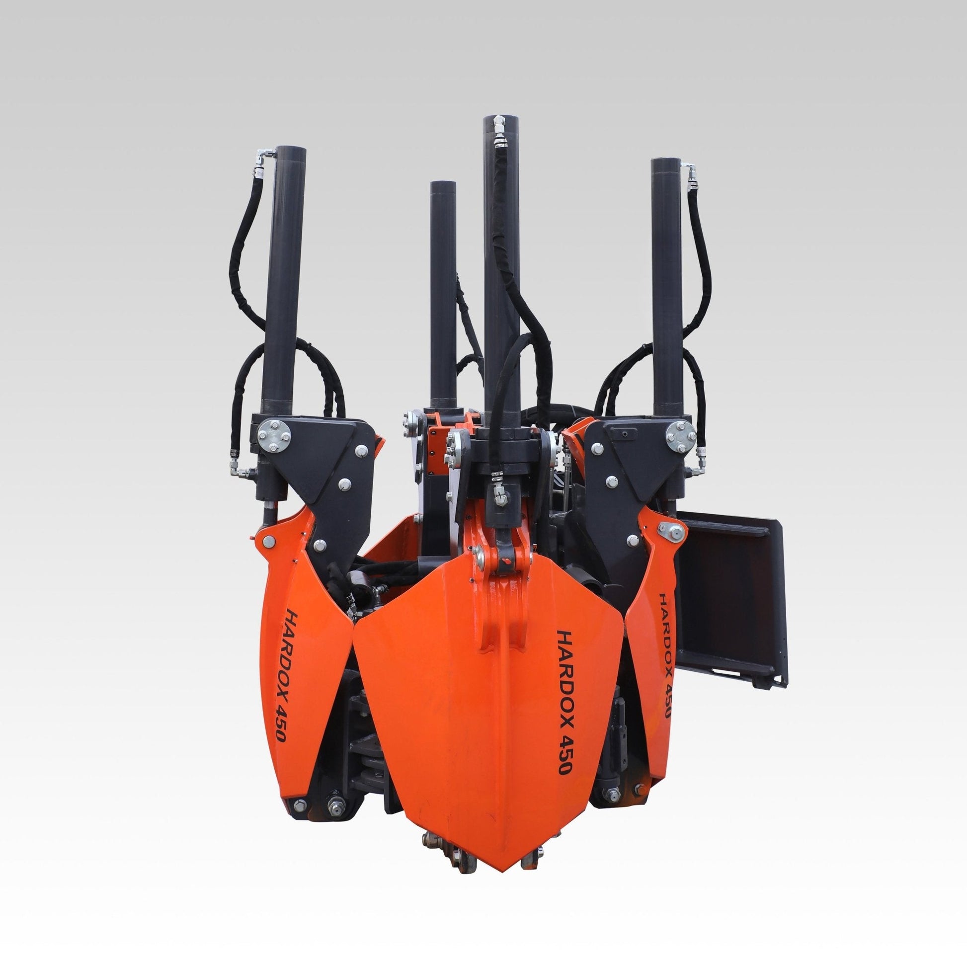 HCN Skid Steer Tree Spade, 33"-45" Root Ball Diameter, 4 HARDOX steel blades