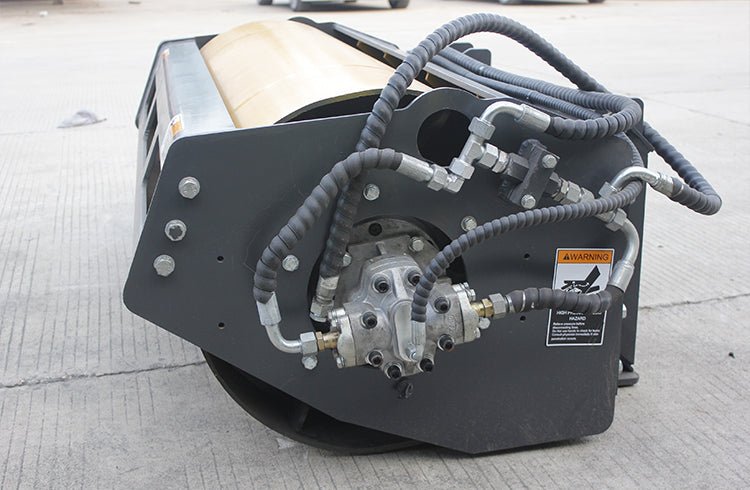 HCN Skid Steer Vibratory Roller, Hydraulic Motor Protection System, 23" Roller Diameter, 16 - 18 GPM
