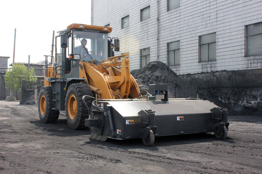 HCN Wheel loader Front mode broom