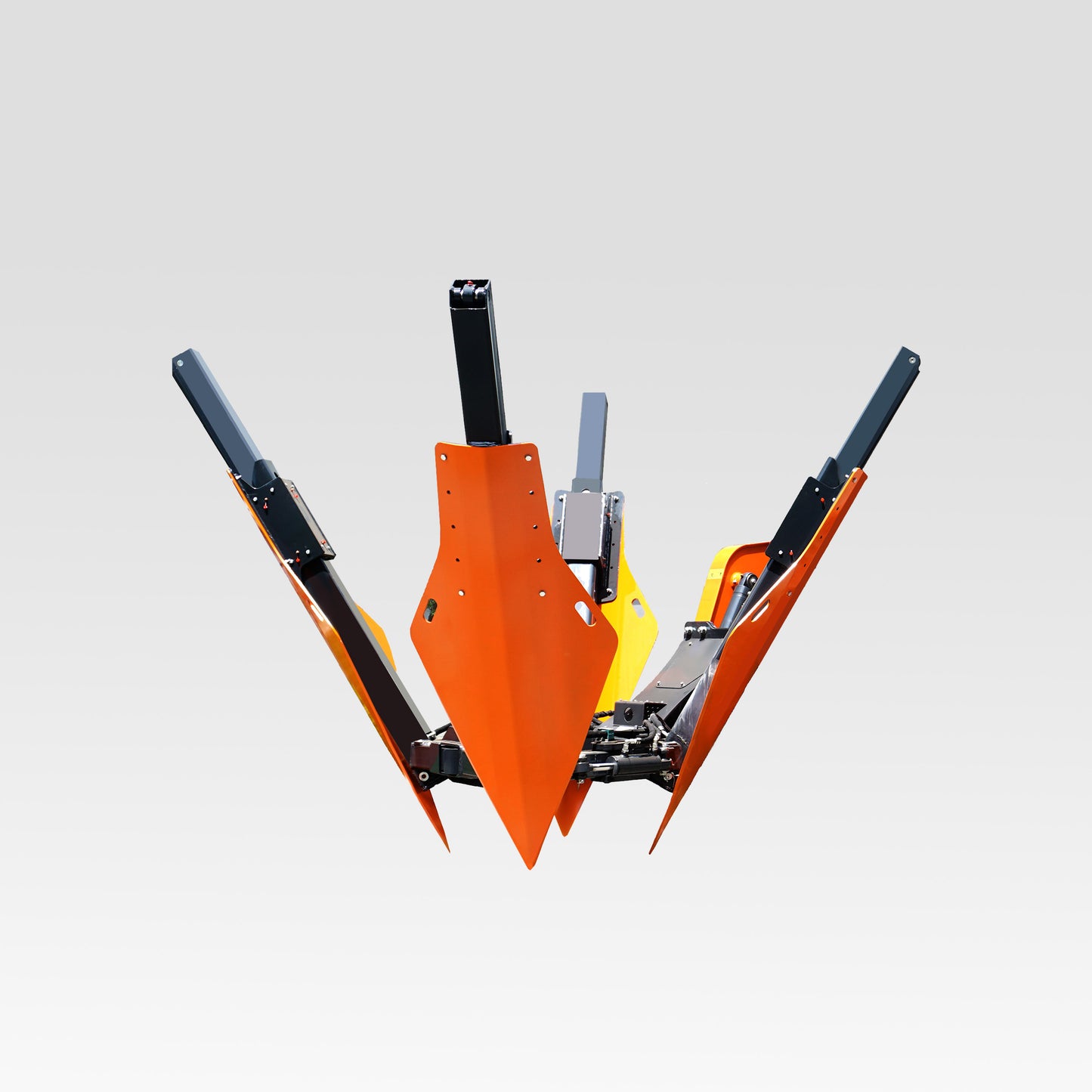 HCN Skid Steer Tree Spade, 33"-45" Root Ball Diameter, 4 HARDOX steel blades