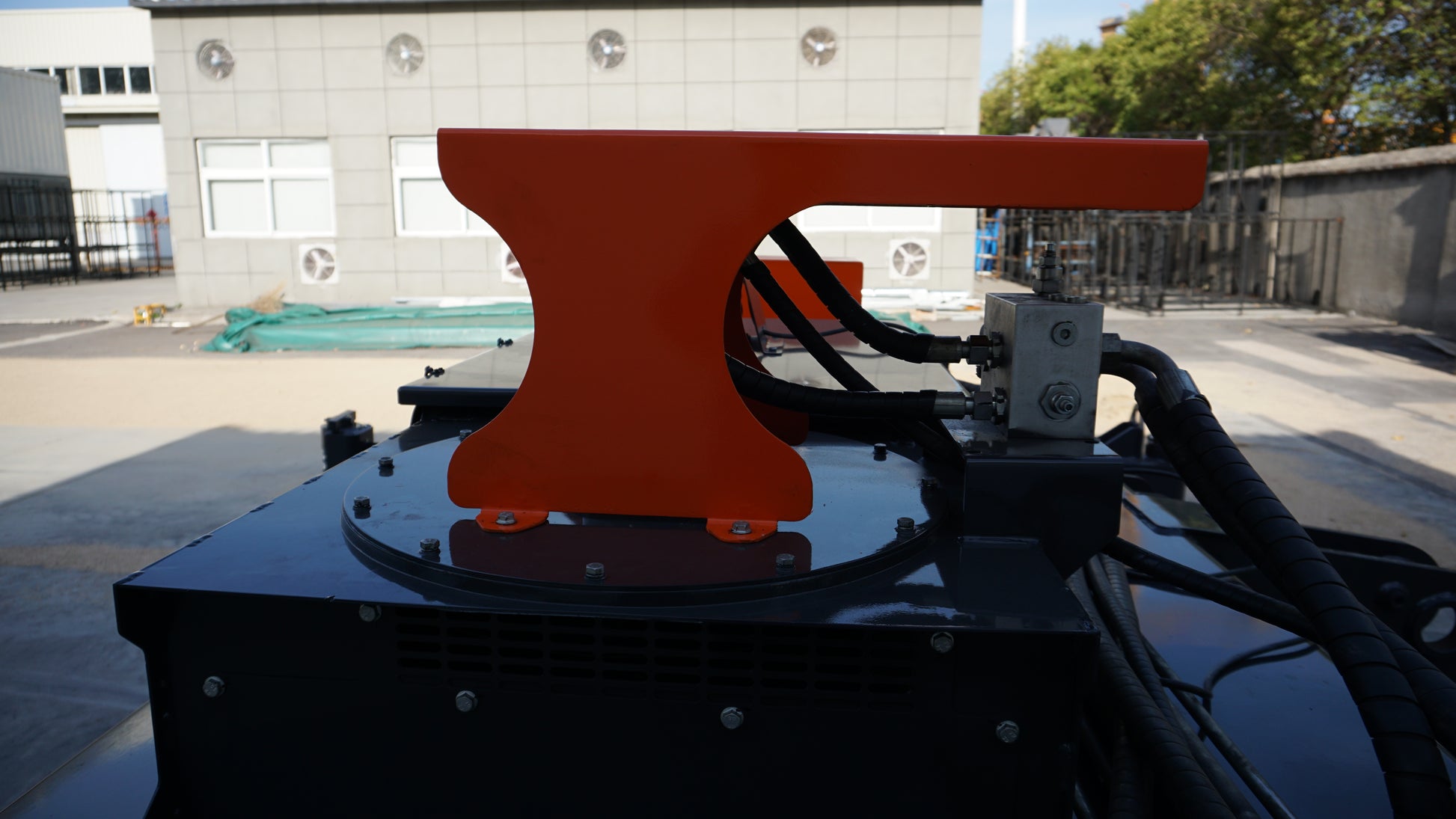 HCN wheel loader Negative Pressure Dust Sweeper