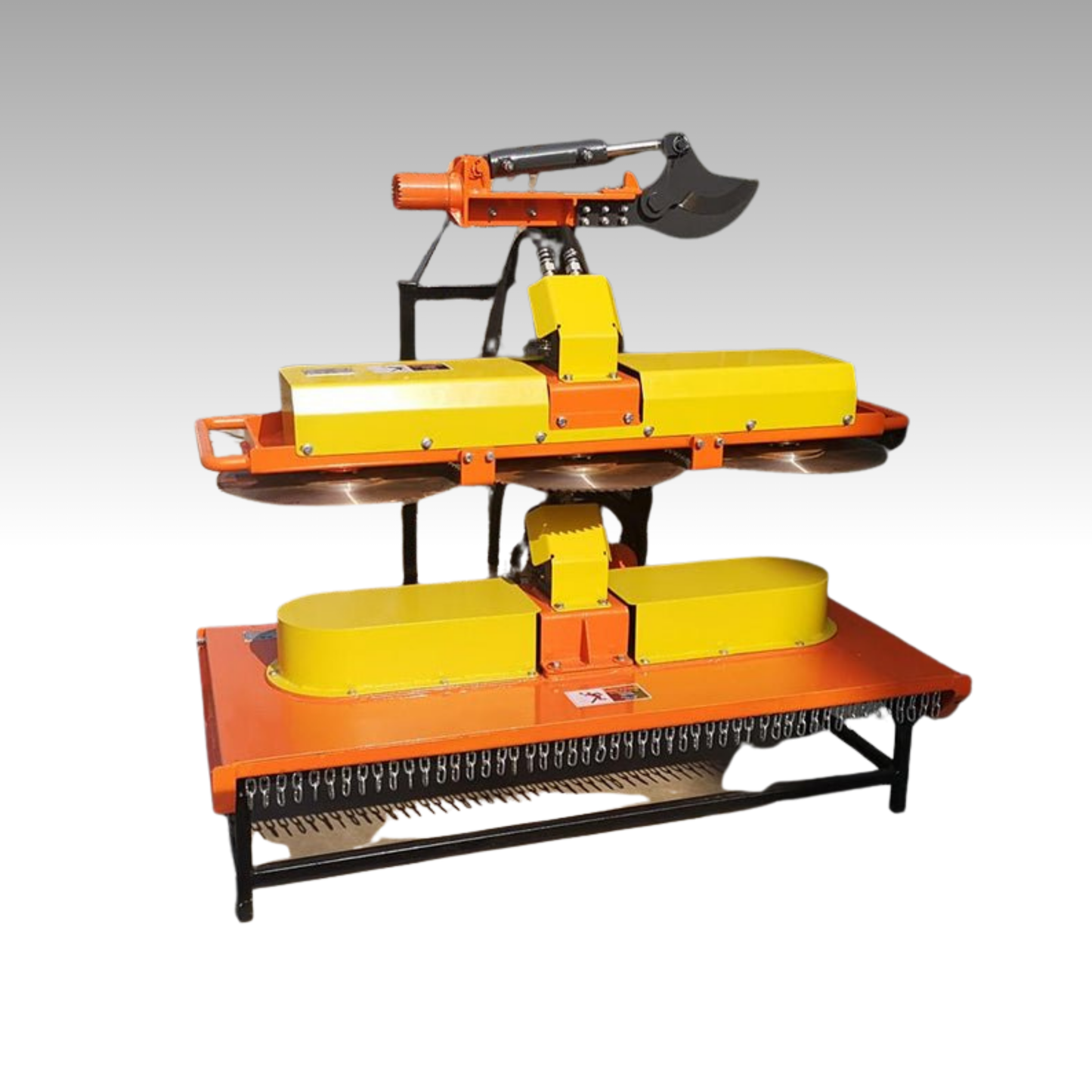 HCN Skid Steer 78" Boom Mower, 5 Mower Head Options, Multi-joint, 30° Deflection, 15 ft. Arm, Maintenance-free lubrication