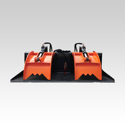 HCN Skid Steer Grapple Fork, 31.1" Grapple distance, 5.3 - 7.9 GPM Working flow