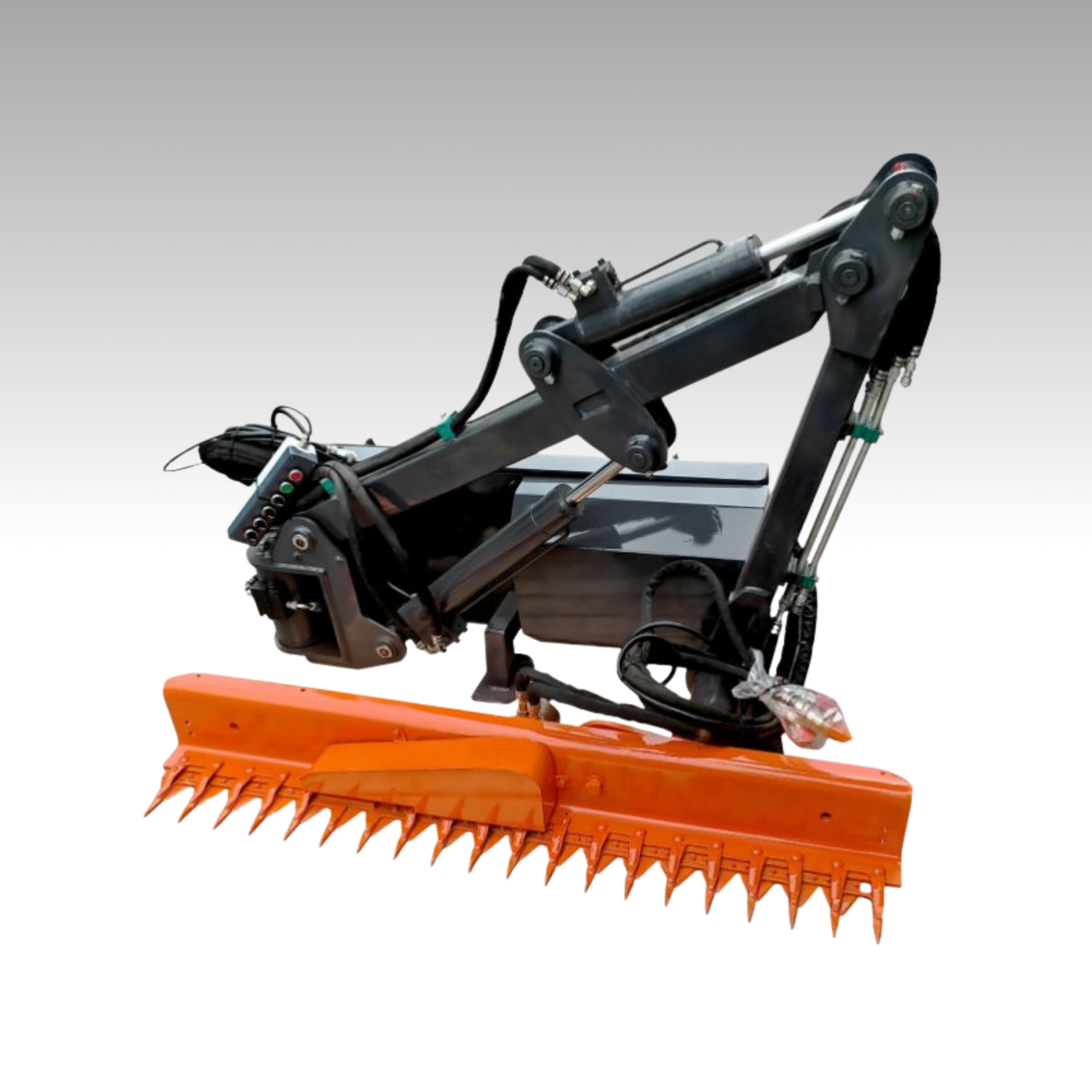 HCN Skid Steer Hedgerow Trimmer for CAT Bobcat loaders