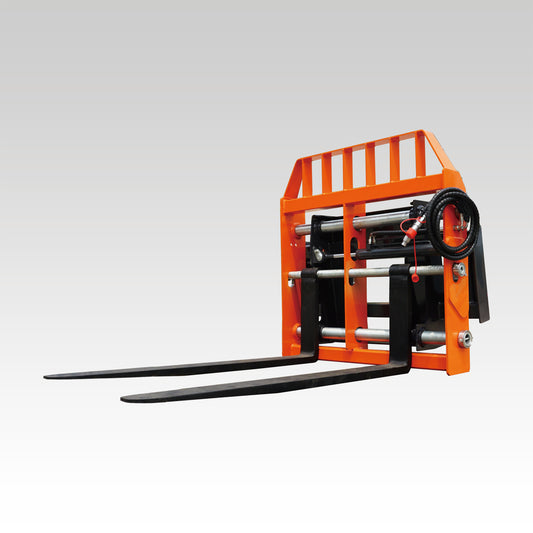 HCN Skid Steer Hydraulic Distance-Adjustable Pallet Fork