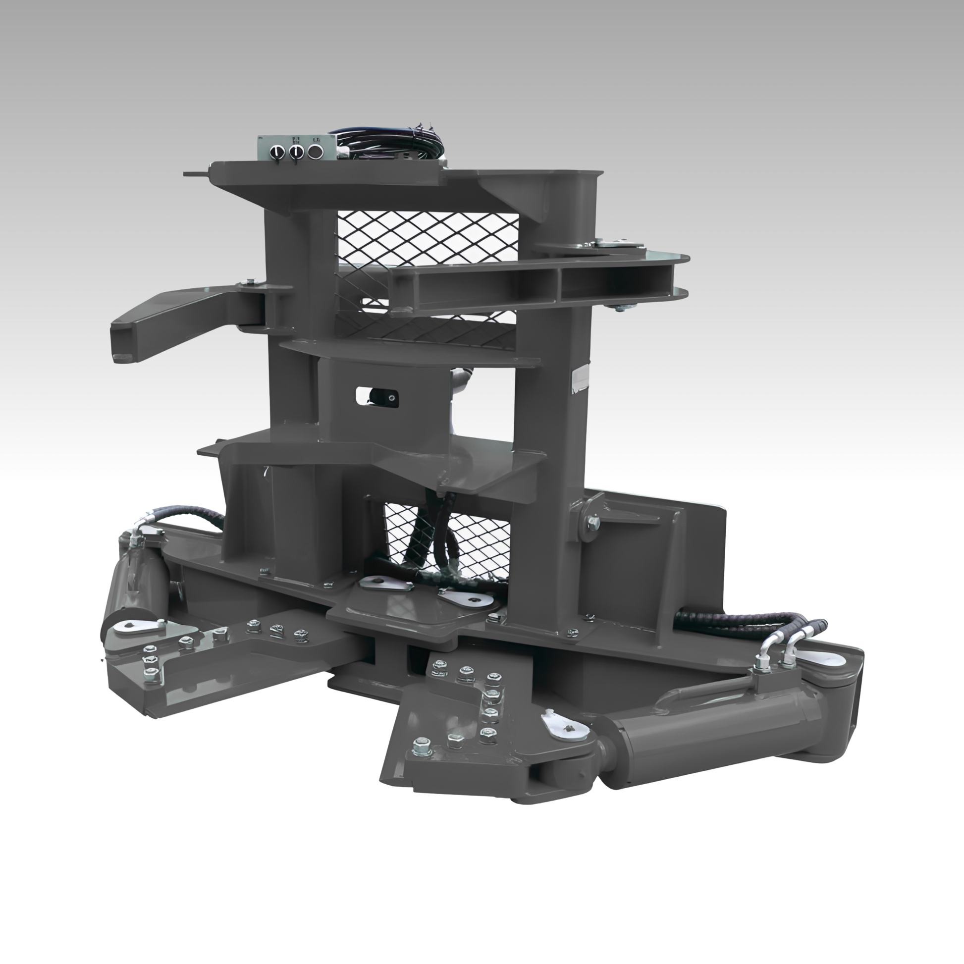 HCN Skid Steer Hydraulic Tree Shear for CAT Bobcat loaders