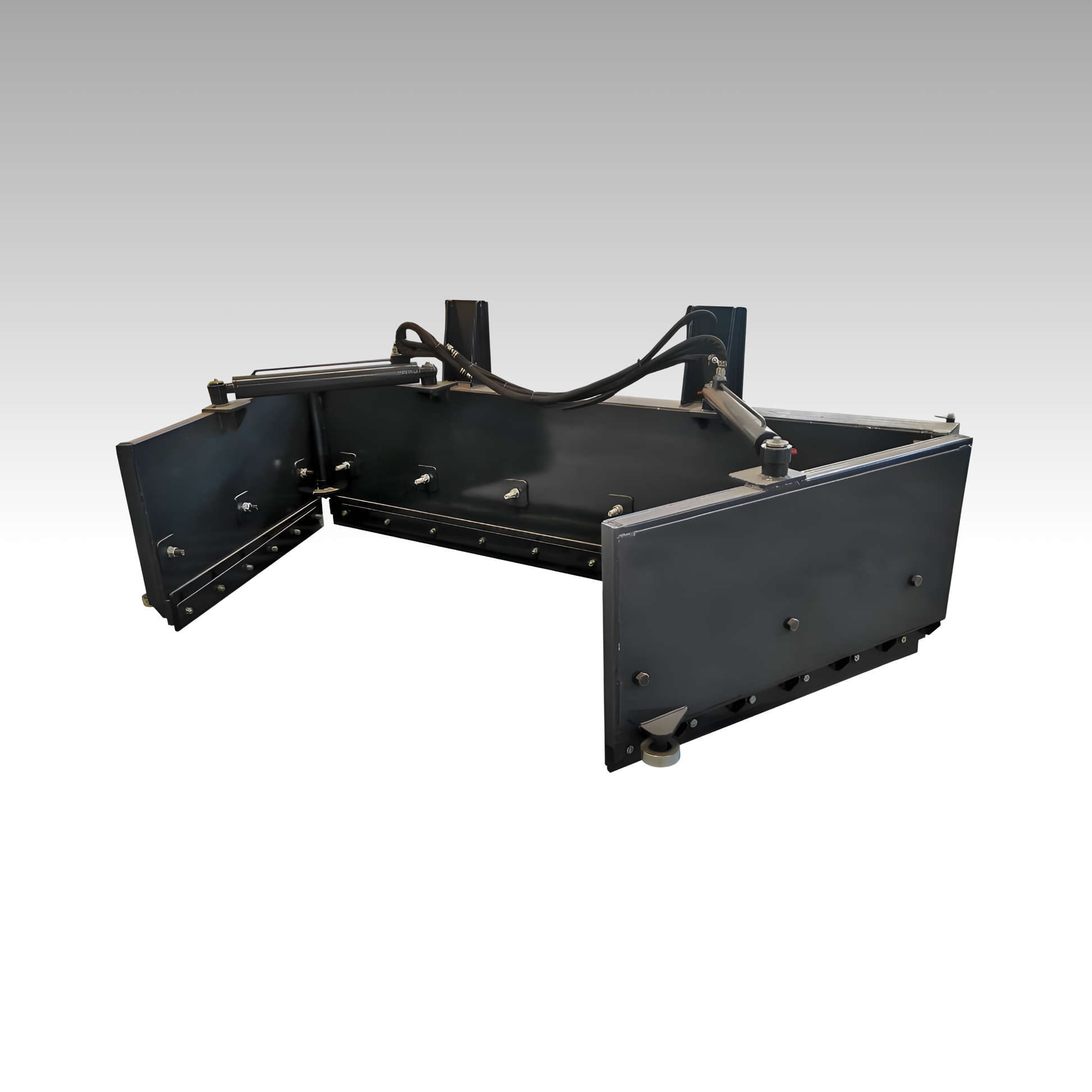 HCN Skid Steer Hydraulic foldable Excrement Pusher for CAT Bobcat loaders