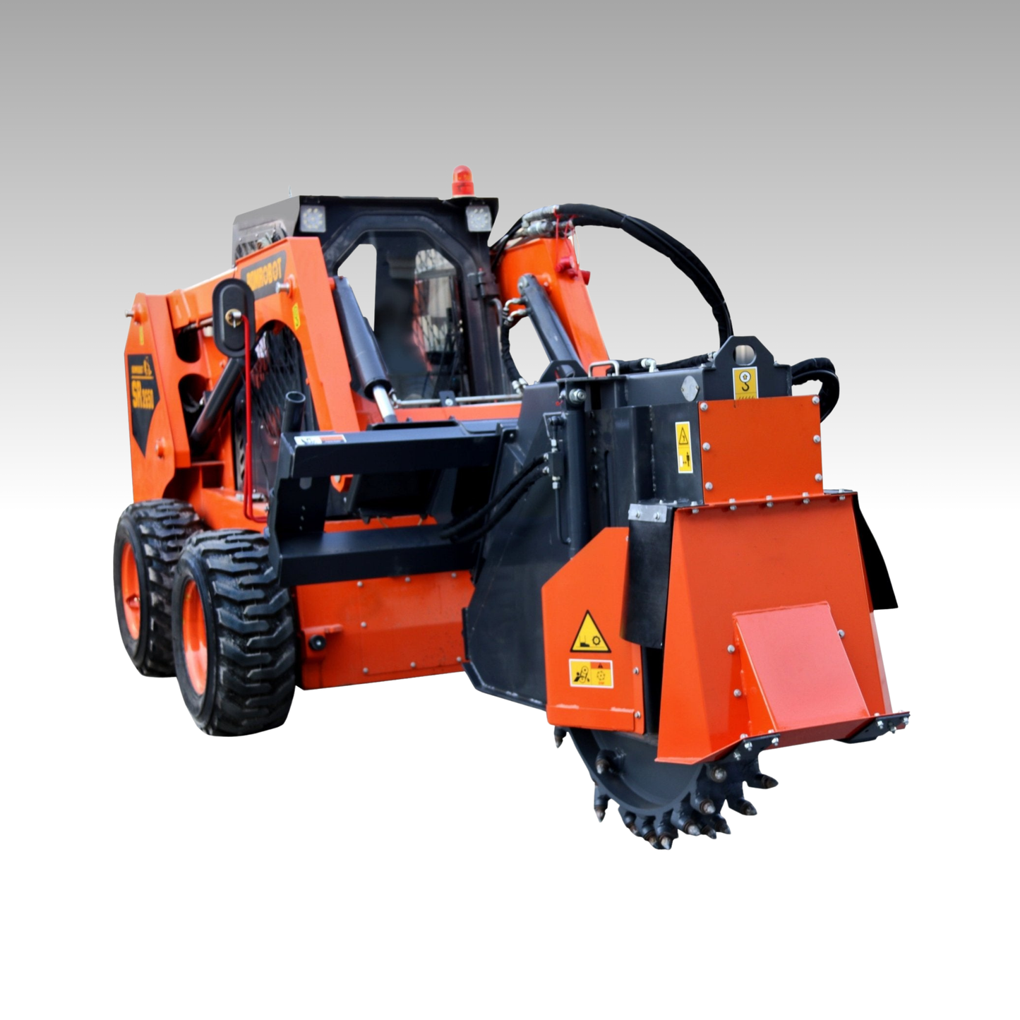 HCN Skid Steer Wheel Saw, 13-25" Trenching Depth, high-torque motor