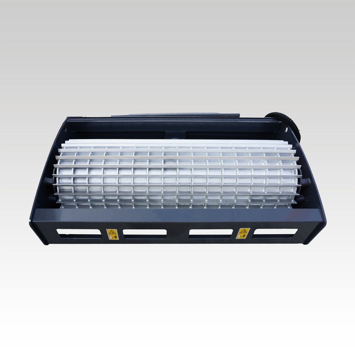 HCN Skid Steer Vibratory Ice Breaker Attachment, Two-Damping Roller Design, Sharp Cross-Pattern Blades, Environmentally Friendly De-Icing Solution