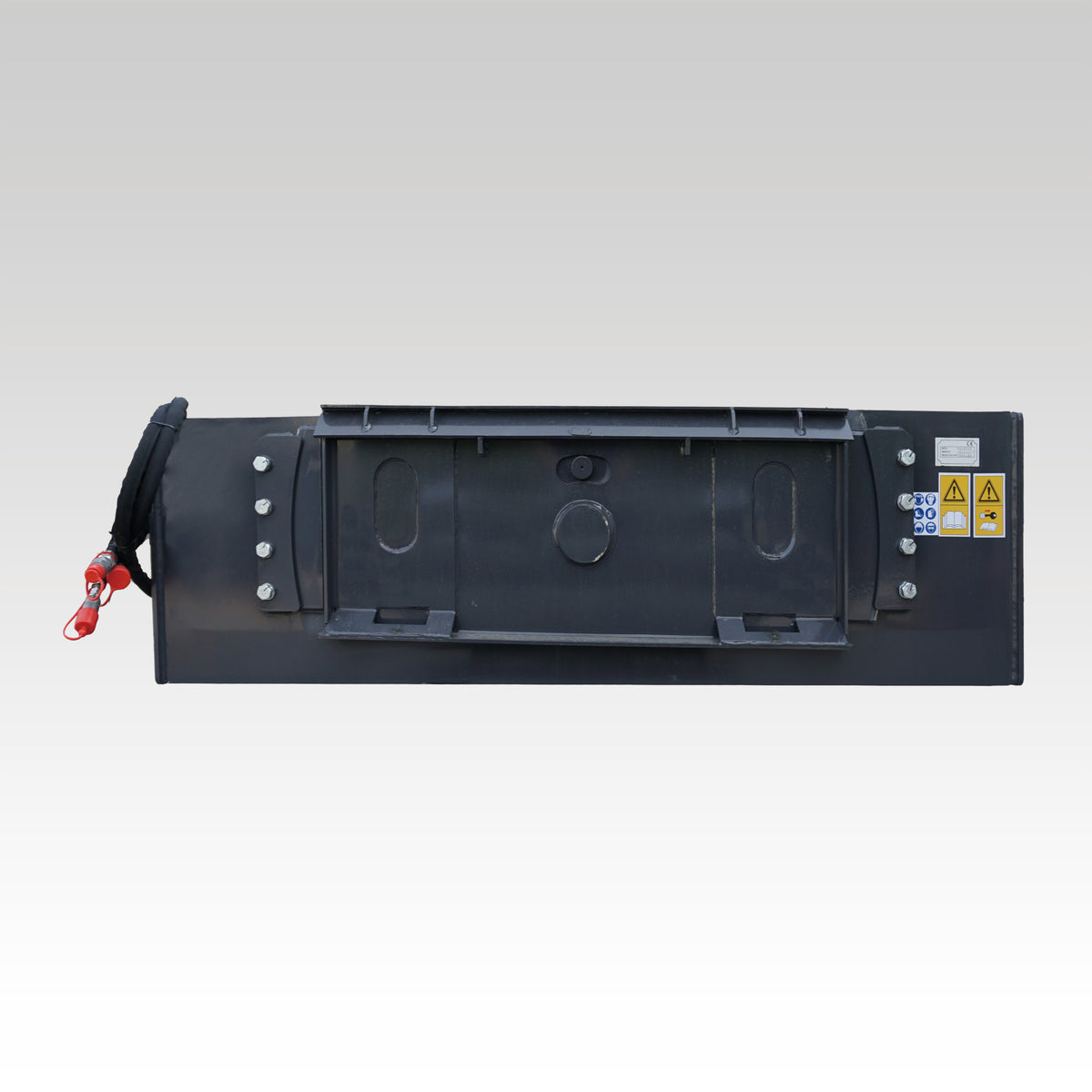 HCN Skid Steer Vibratory Ice Breaker Attachment, Two-Damping Roller Design, Sharp Cross-Pattern Blades, Environmentally Friendly De-Icing Solution