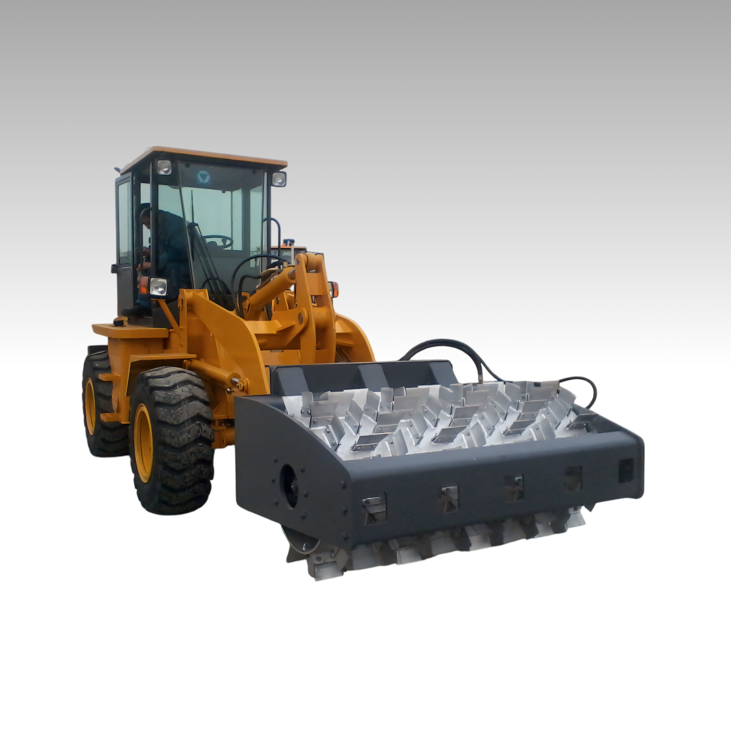 HCN Wheel loader Resonant Mode Ice Remove Equipment for CAT Bobcat loaders