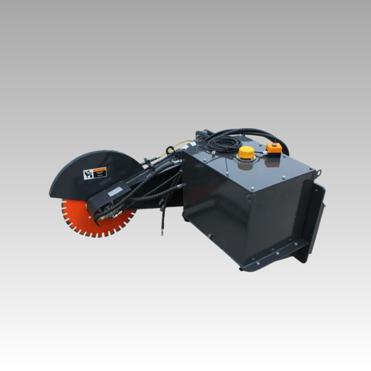 HCN Skid Steer High-Performance Circular Saw, Diamond Blade with Automatic Water Spray