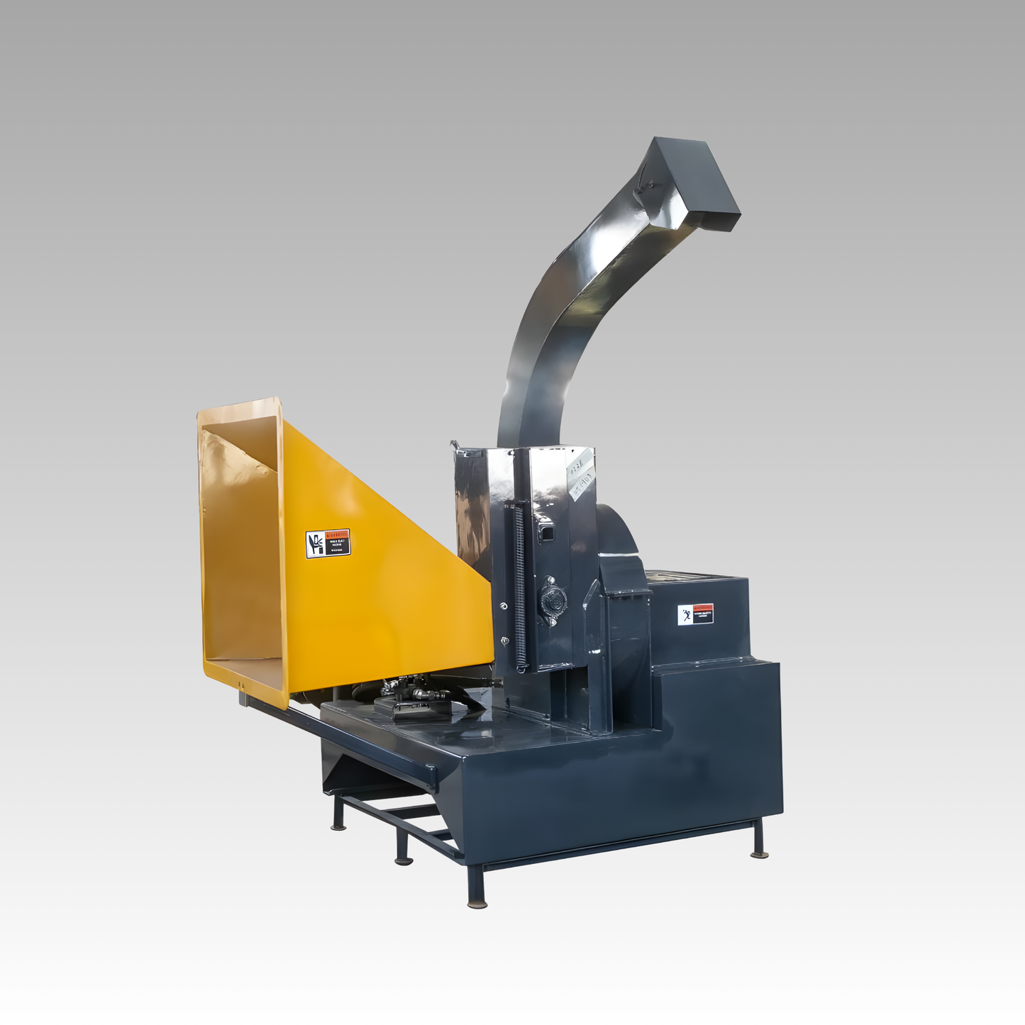 HCN skid steer Wood Chipper, 94.49" feeding width, Universal Skid Steer Mount