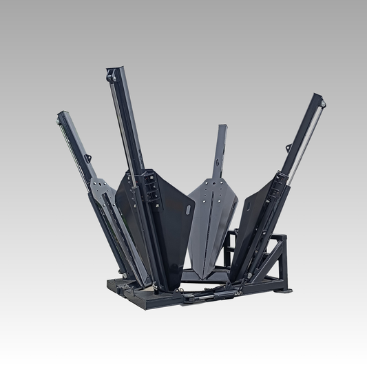 HCN wheel loader 4 Blade tree spade, 52" digging depth, 67" open width