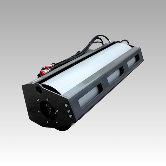 HCN Skid Steer Vibratory Roller, Hydraulic Motor Protection System, 23" Roller Diameter, 16-18 GPM