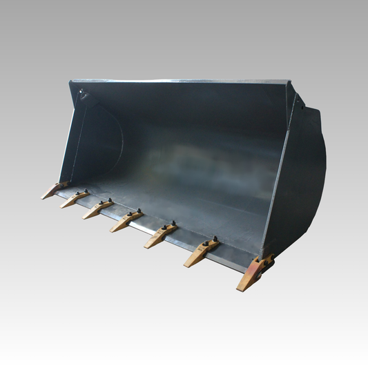 HCN Wheel loader Standard bucket, Heavy-Duty High-Carbon Cutting Edge, Built with high-strength materials