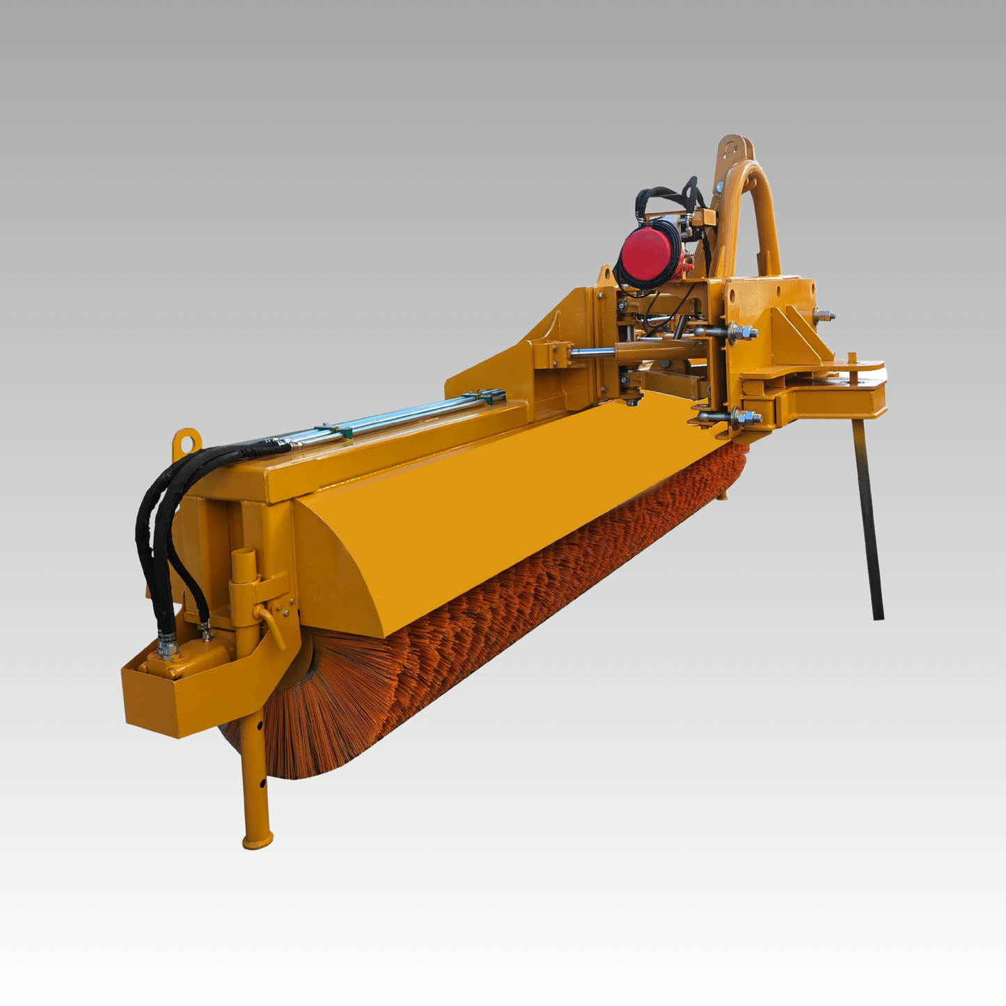 HCN Wheel Loader Tall-type Suspending Angle Broom, 31.5" Brush Roll Diameter, with adjustable angle of ±30°, for 5T loader