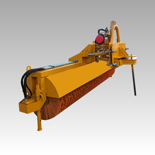 HCN Wheel Loader Tall-type Suspending Angle Broom, 31.5" Brush Roll Diameter, with adjustable angle of ±30°, for 5T loader