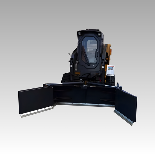 HCN Industry Skid Steer Hydraulic foldable Excrement Pusher