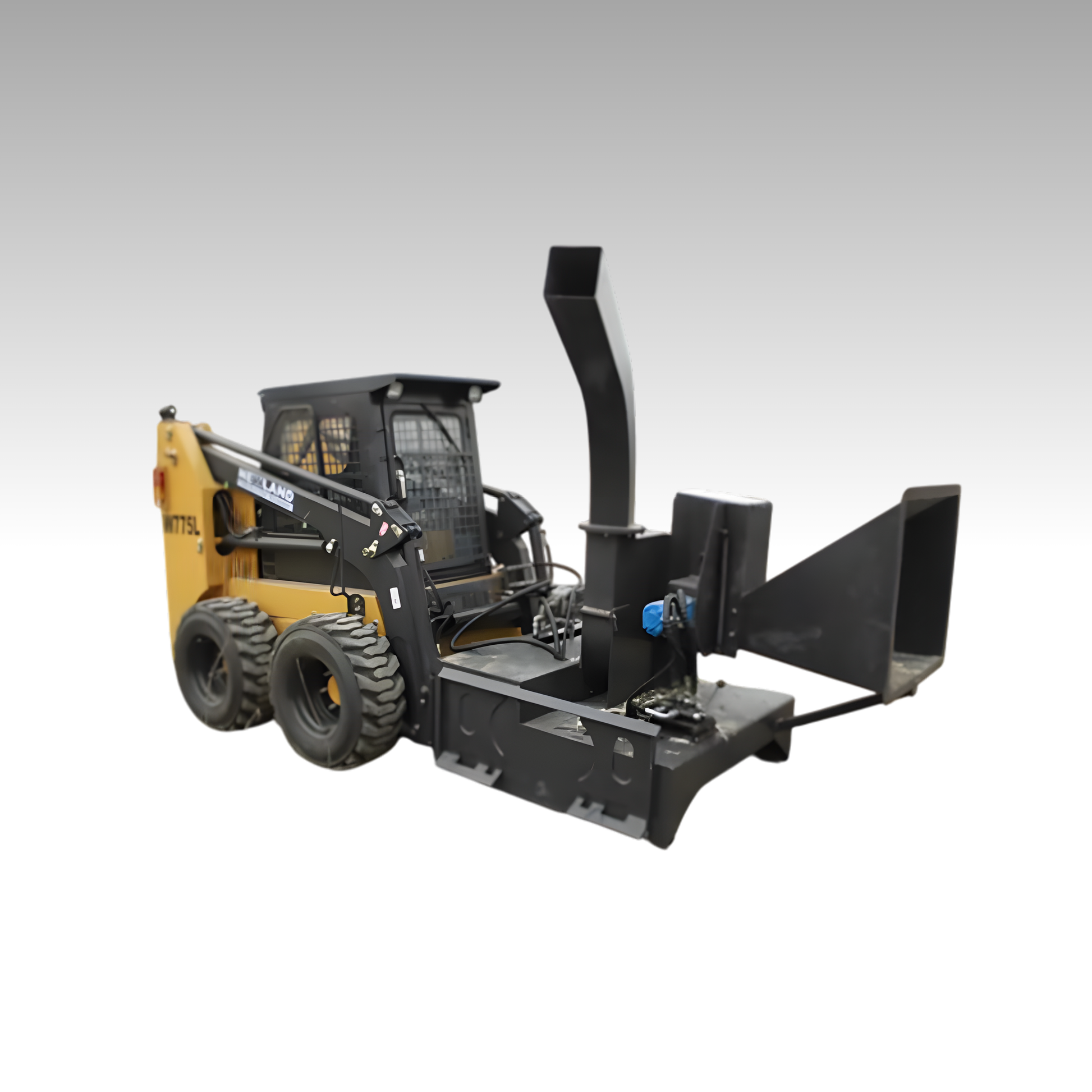 HCN skid steer Wood Chipper for CAT Bobcat loaders