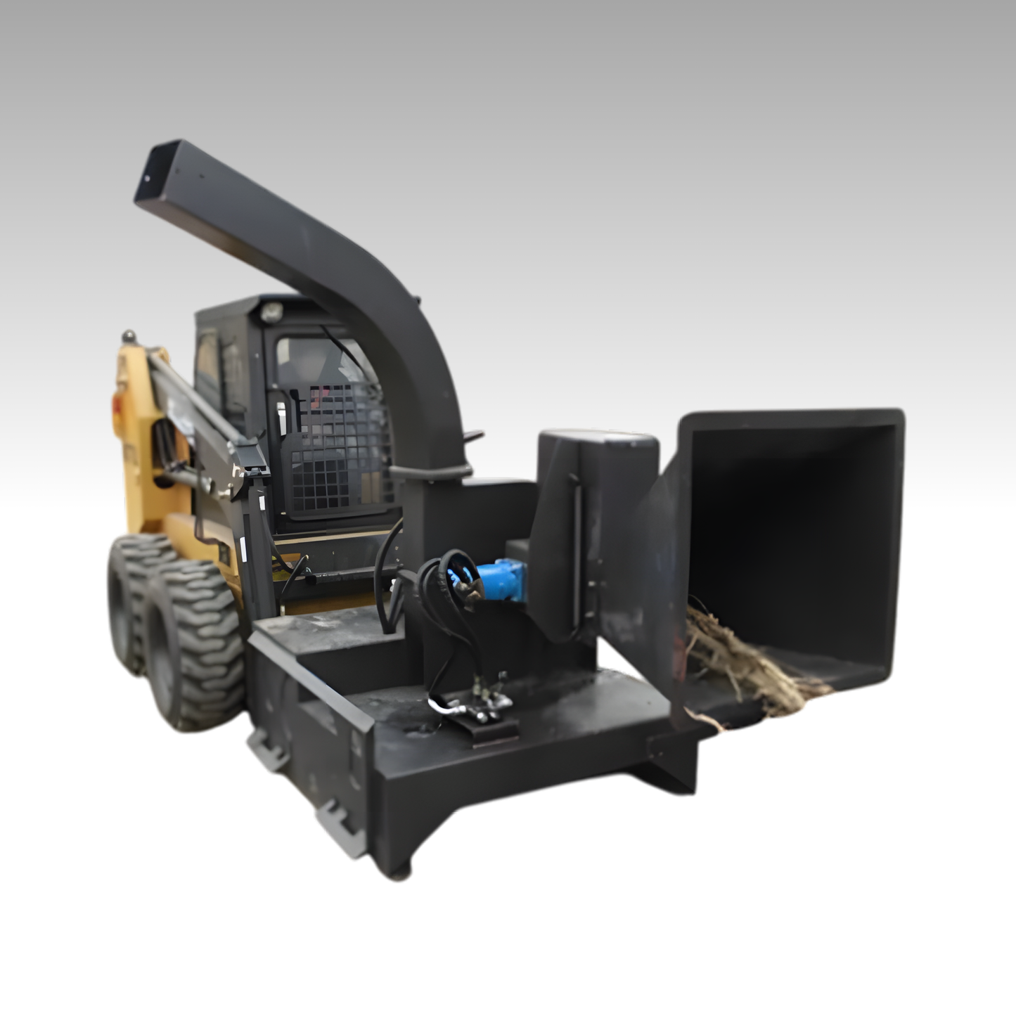 HCN skid steer Wood Chipper for CAT Bobcat loaders