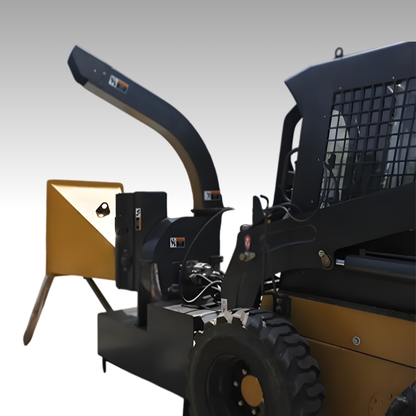 HCN skid steer Wood Chipper for CAT Bobcat loaders