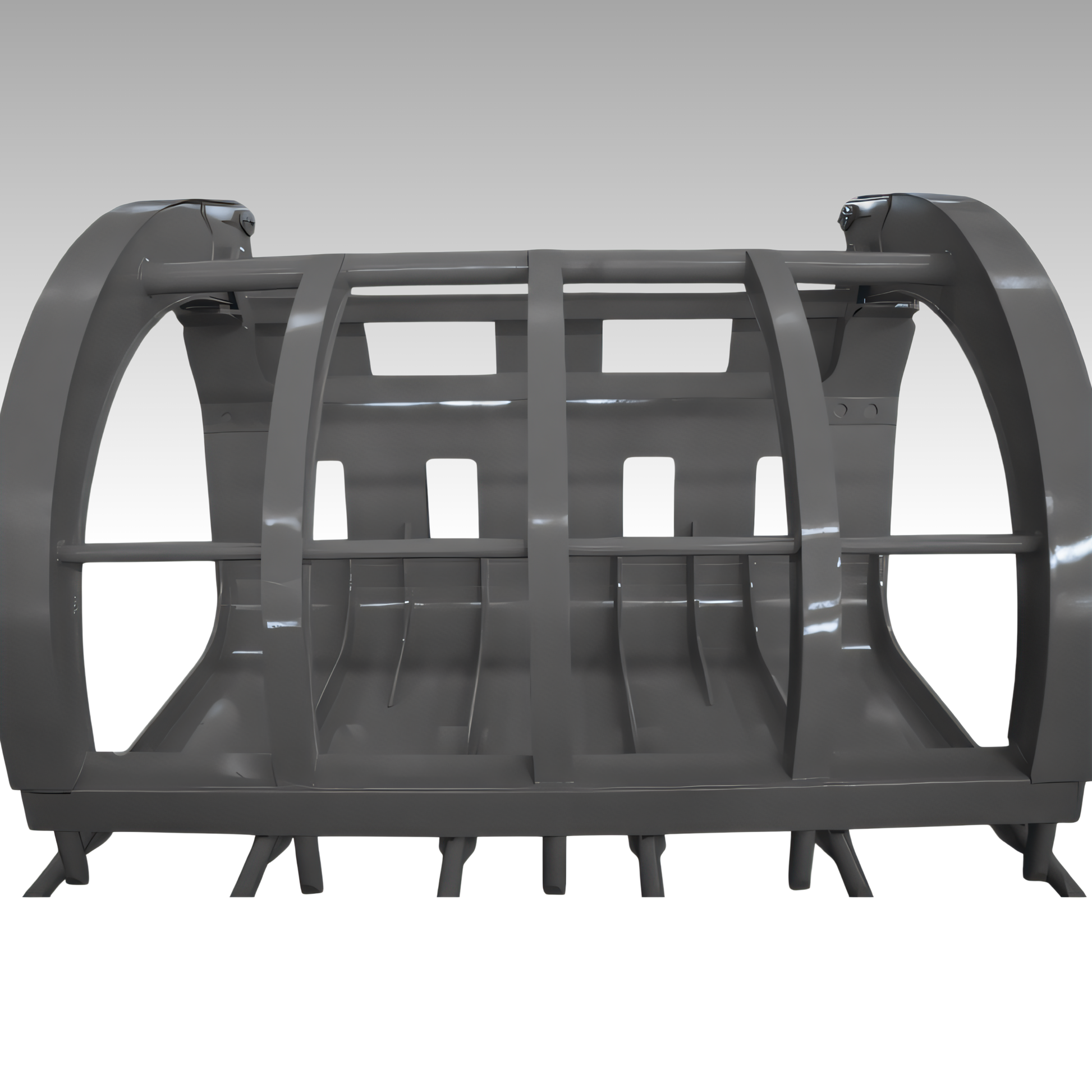 HCN wheel loader Grapple rake for CAT Bobcat loaders