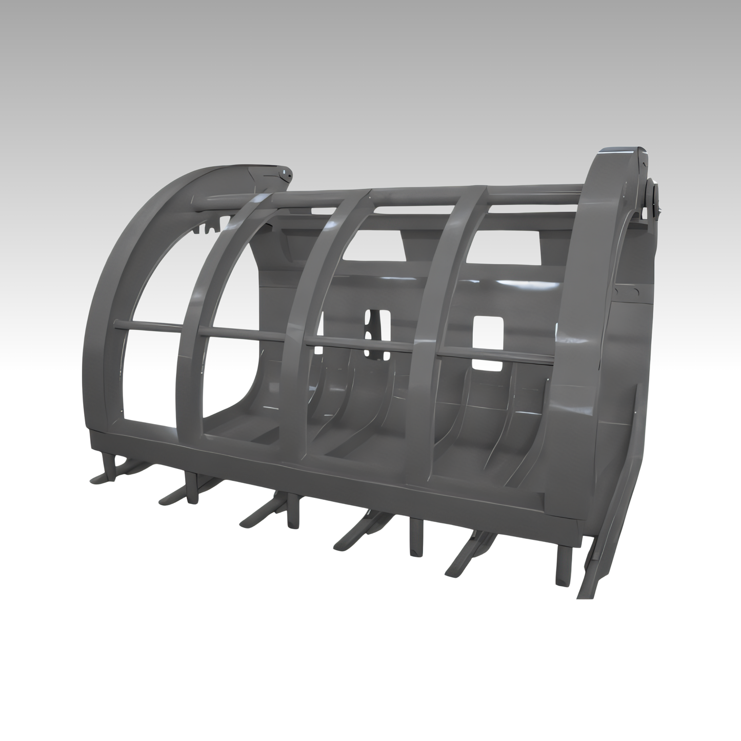 HCN wheel loader Grapple rake for CAT Bobcat loaders