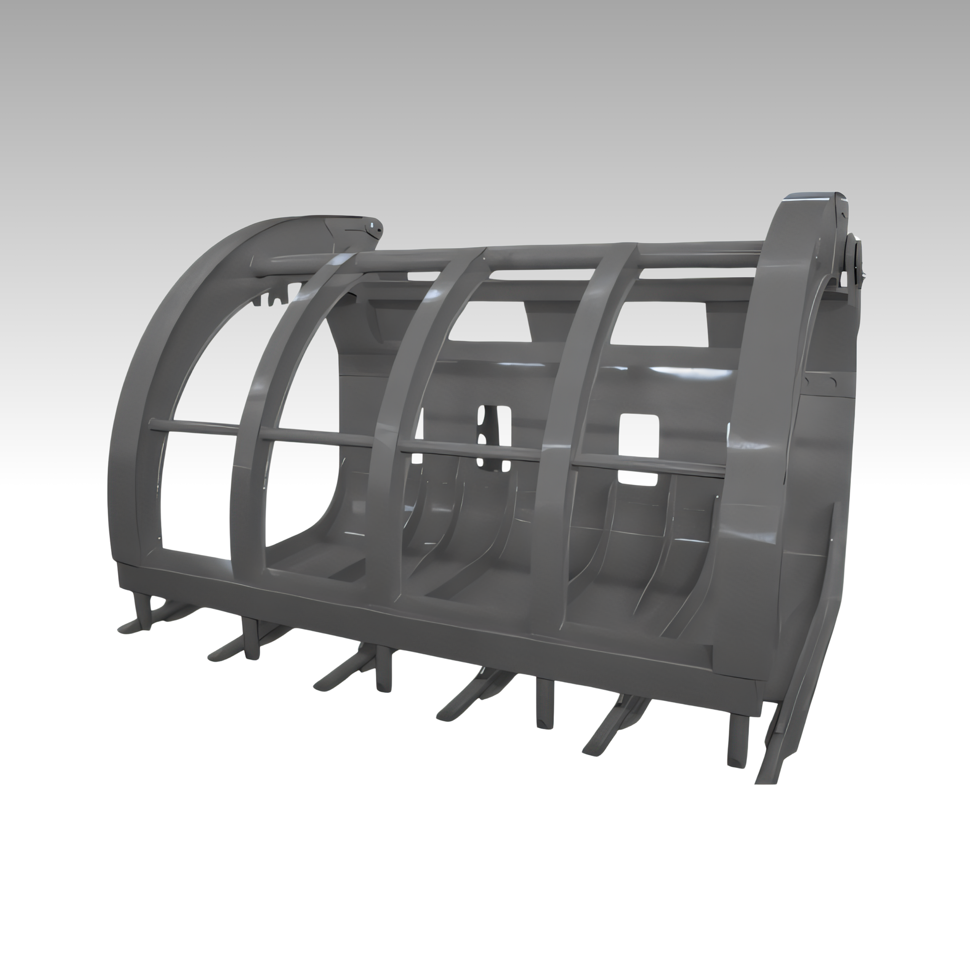 HCN wheel loader Grapple rake for CAT Bobcat loaders